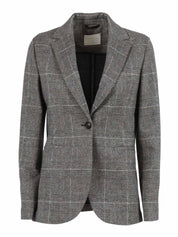 SLIM LONG JACKET | Blue