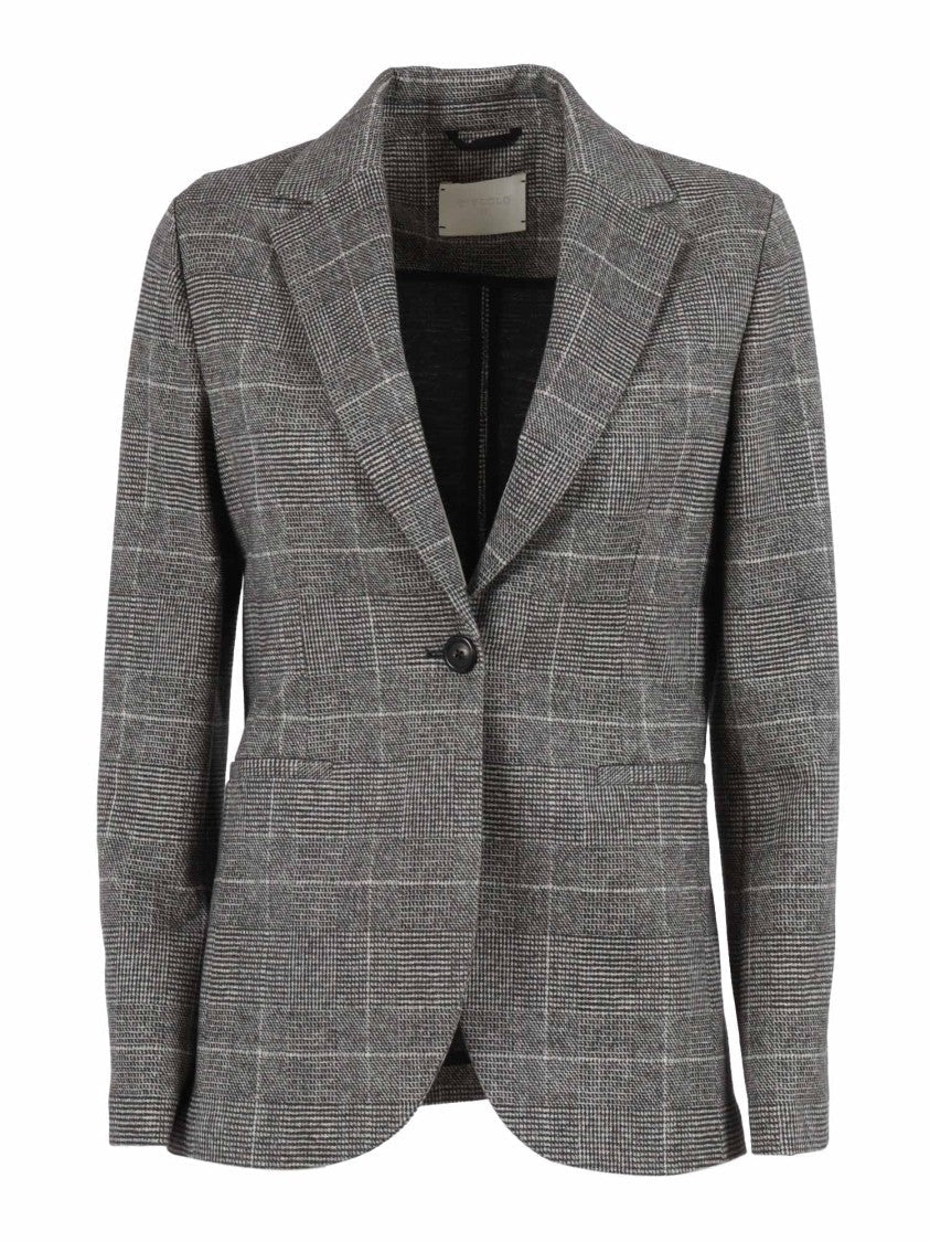 SLIM LONG JACKET | Blue