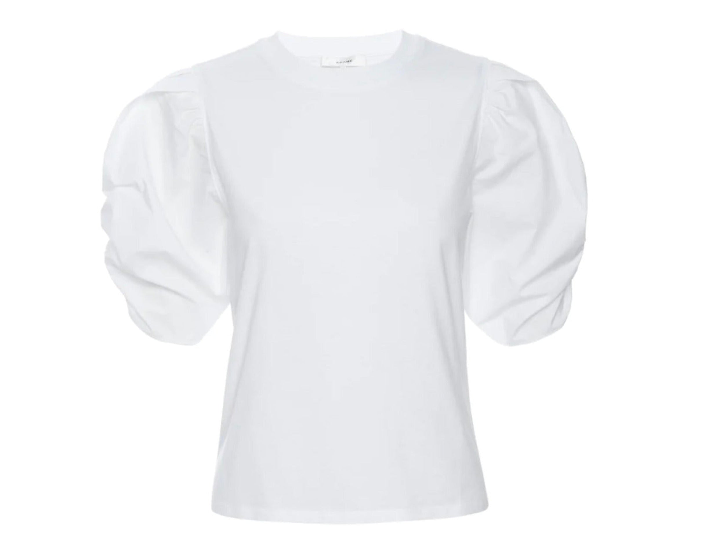 PLEATED PUFF SLEEVE TEE