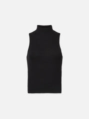 Sleeveless Turtleneck Top