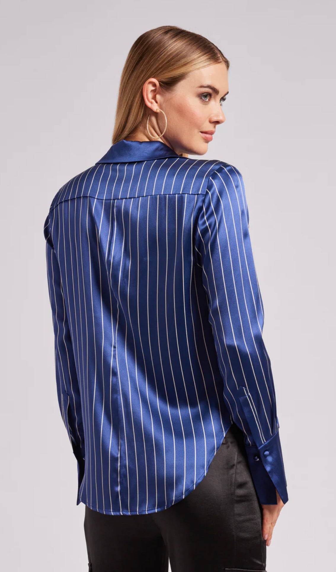 JAY PINSTRIPE BLOUSE