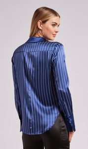 JAY PINSTRIPE BLOUSE