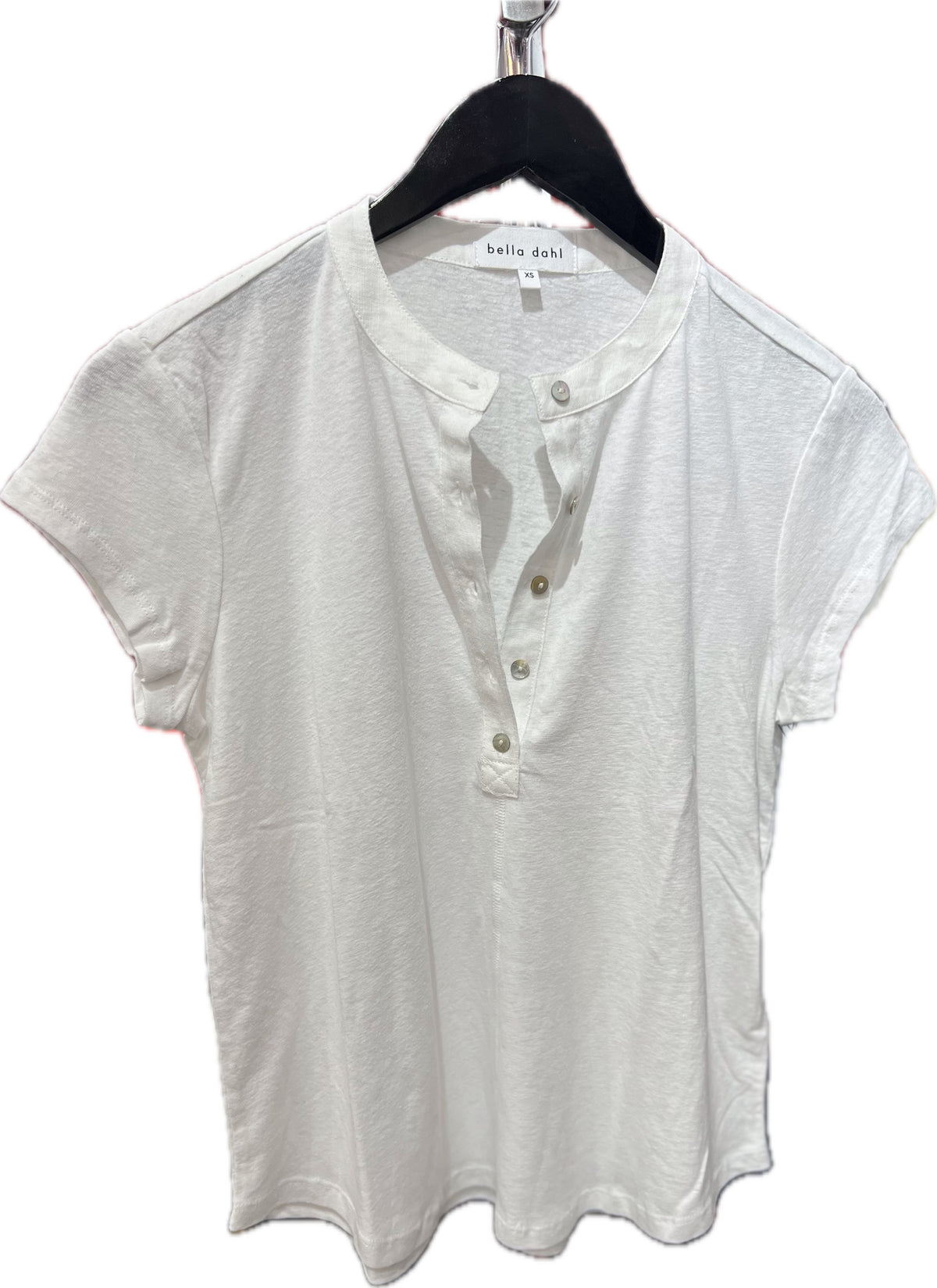 Short Sleeve Placket Pullover