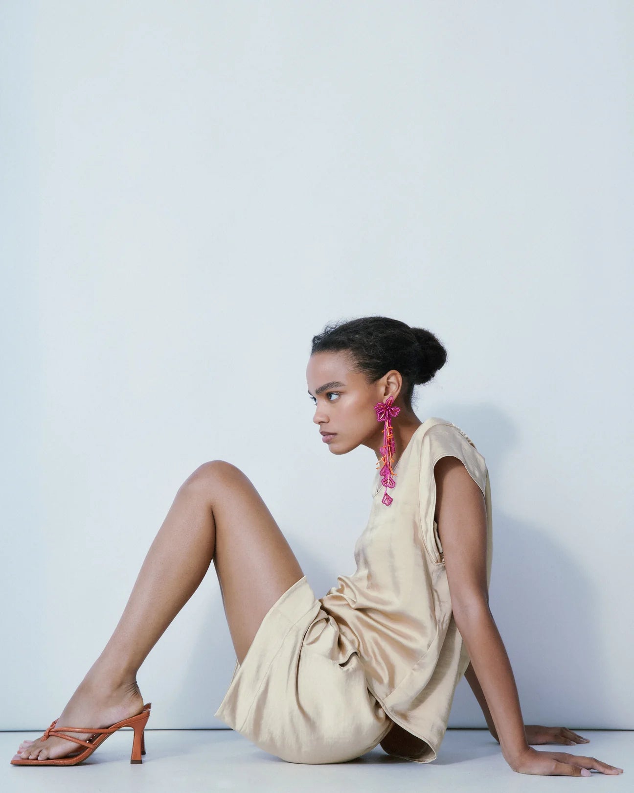 Willow satin tee