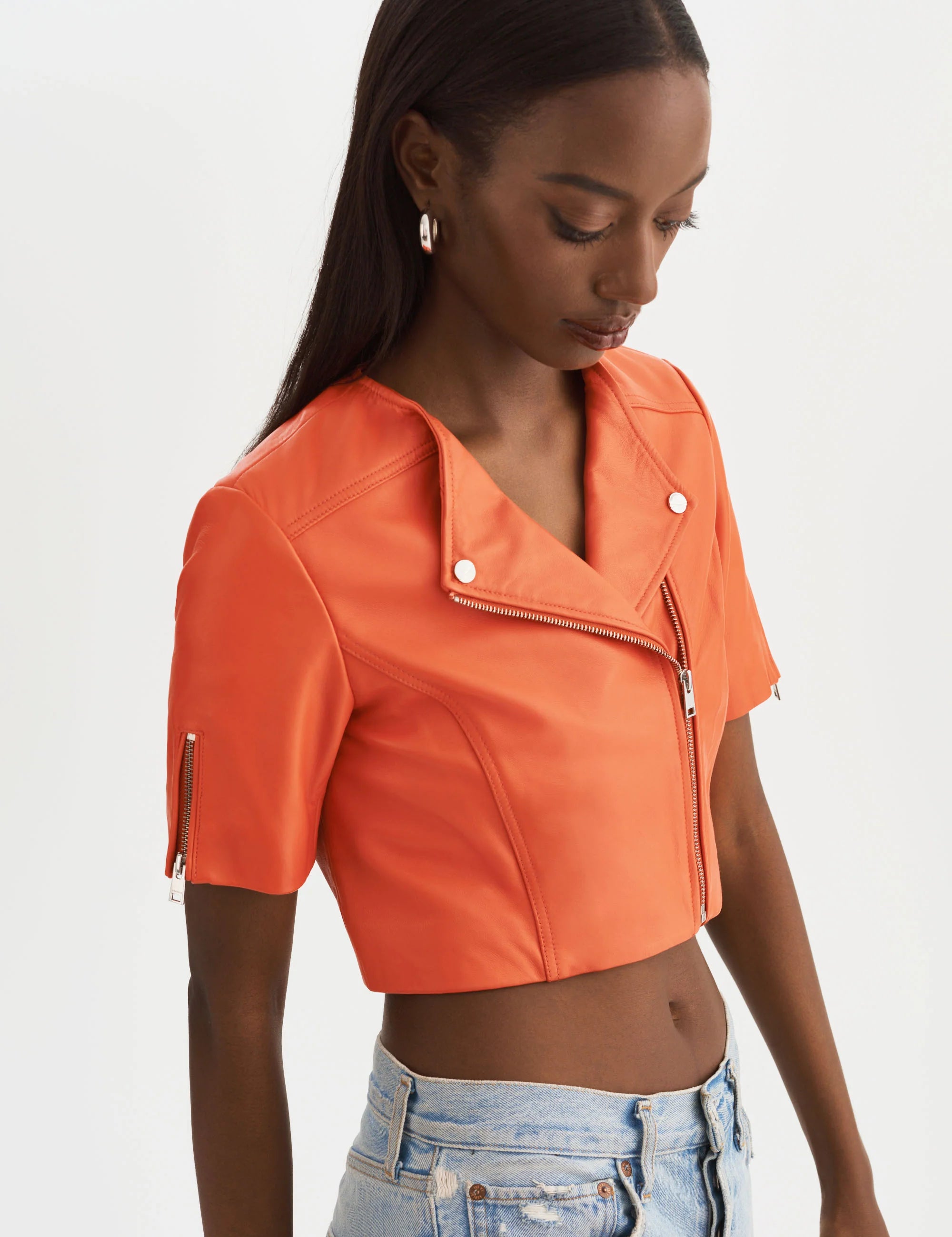 KIRSI | CROPPED BIKER JACKET