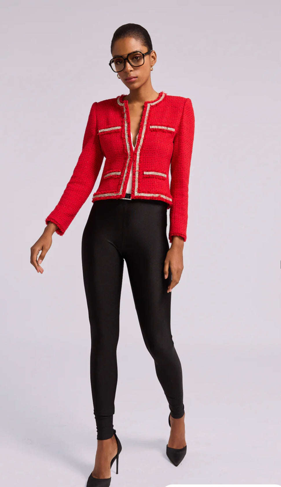 BLAIRE CRYSTAL TWEED JACKET