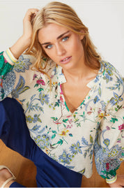Miki Balinese Floral Top