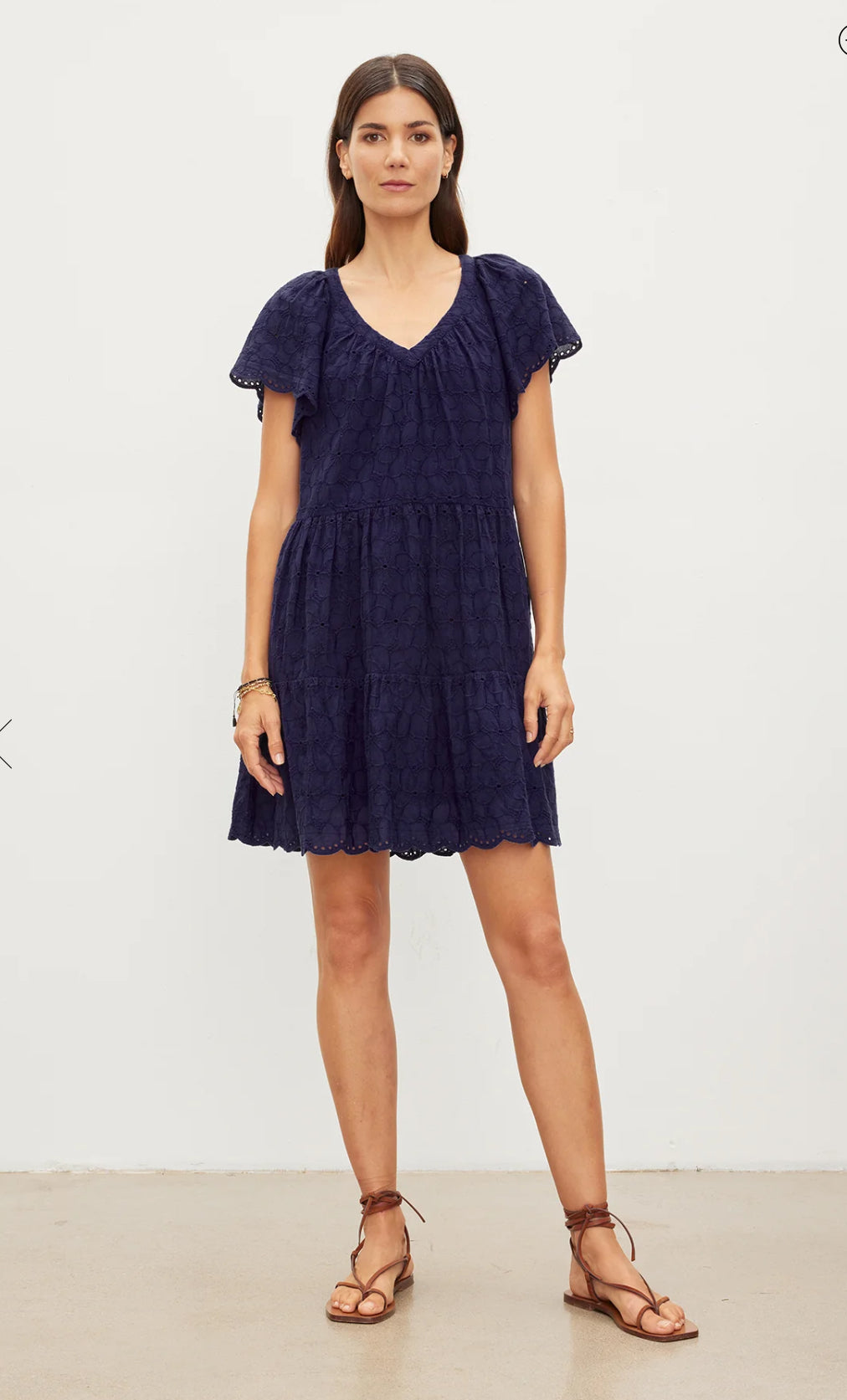 Wynette Embroidered Cotton Dress