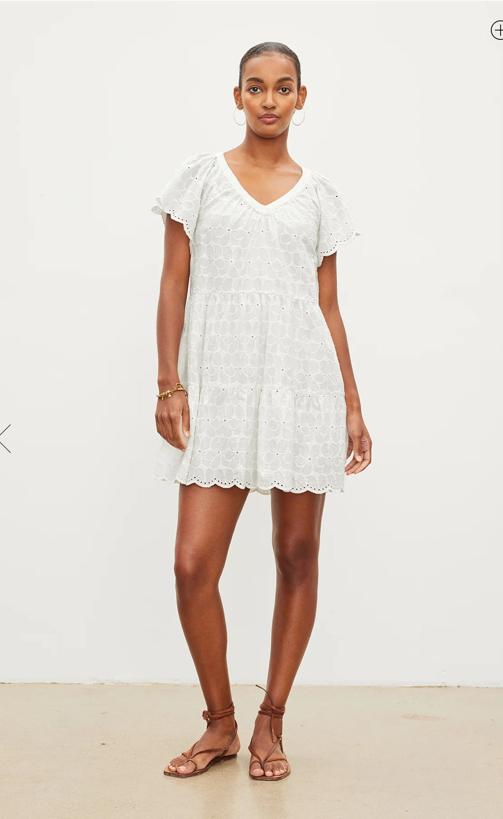 Wynette Embroidered Cotton Dress