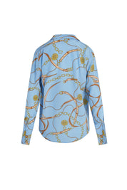 Daria French Cuff Silk Blouse - San Telmo