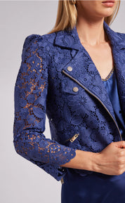 MALIBU LACE JACKET - Navy