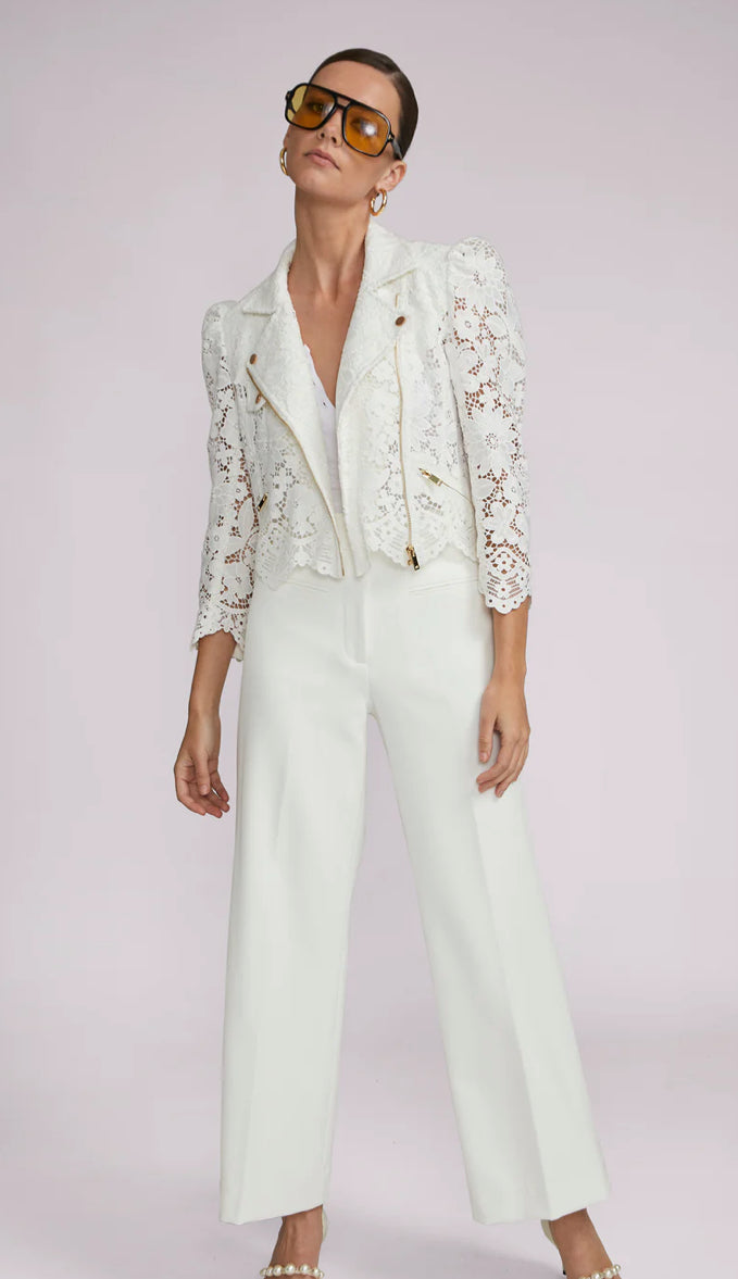 MALIBU LACE JACKET - White