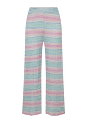 DEGRADE STRIPE EXOTIC KNIT PANTS