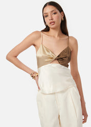 EDITH CAMISOLE NEUTRAL COLORBLOCK