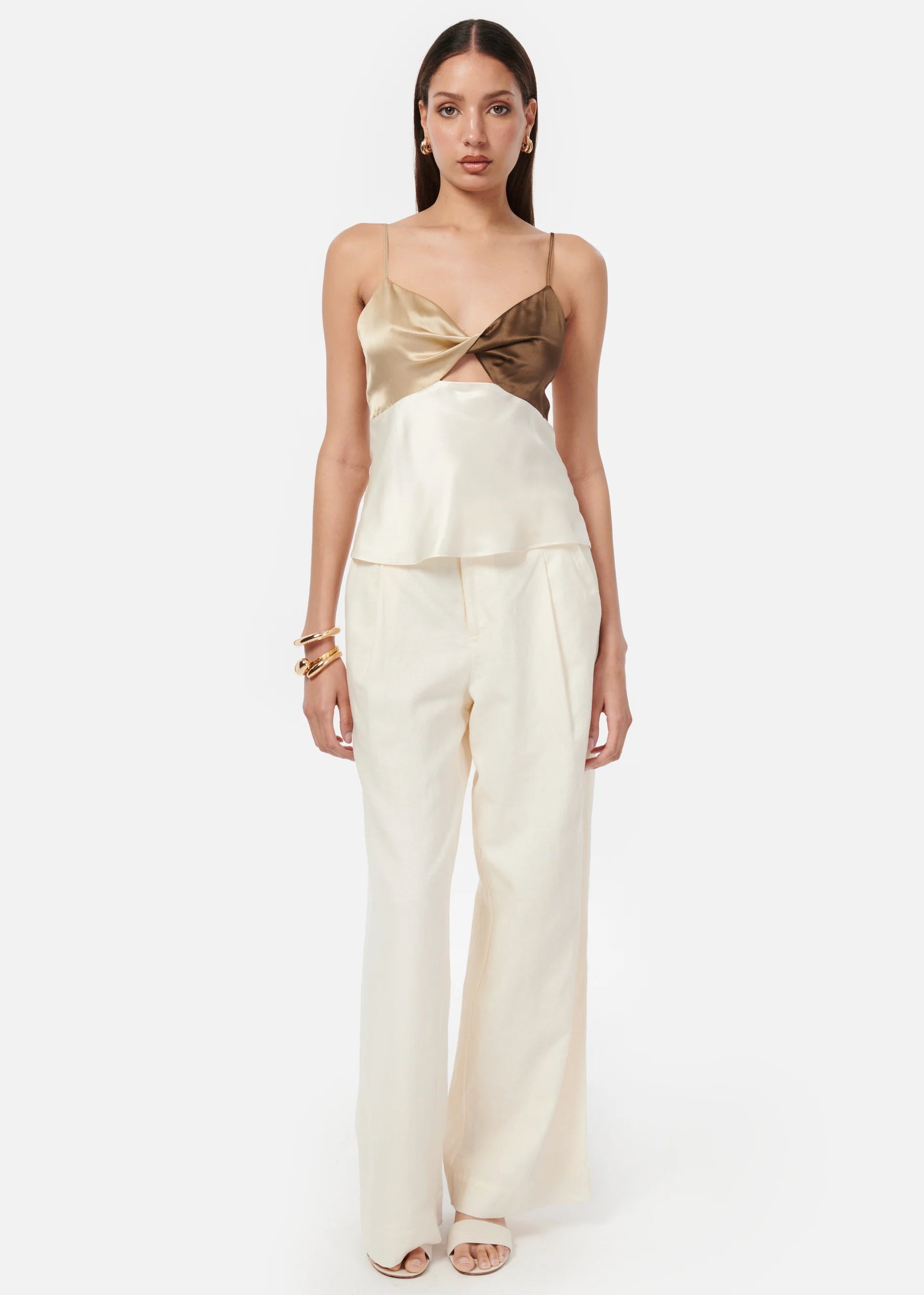 EDITH CAMISOLE NEUTRAL COLORBLOCK