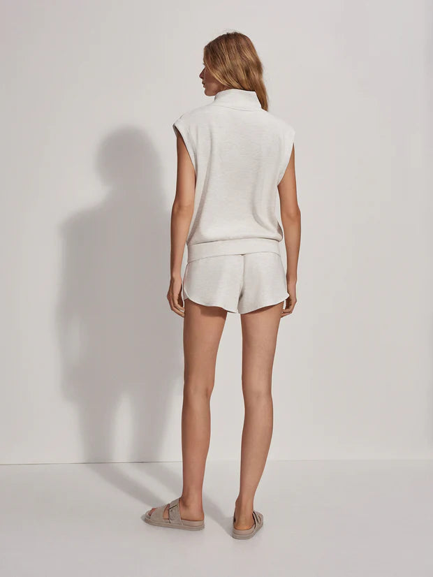 Loretta Half-Zip Sleeveless Sweat