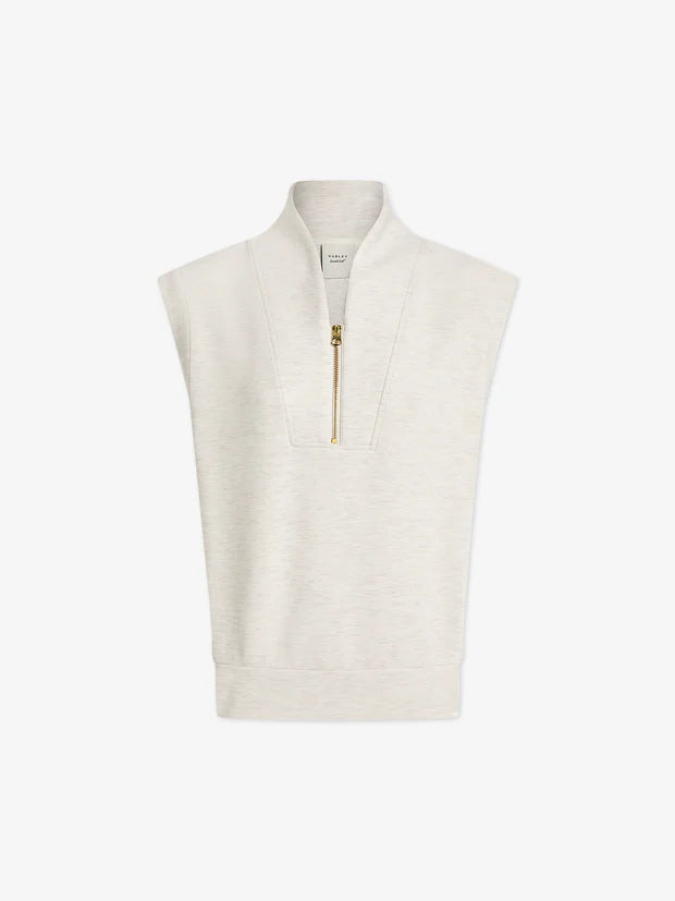 Loretta Half-Zip Sleeveless Sweat
