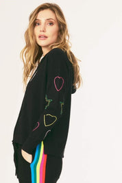 Stars & Hearts Hoodie Sweater