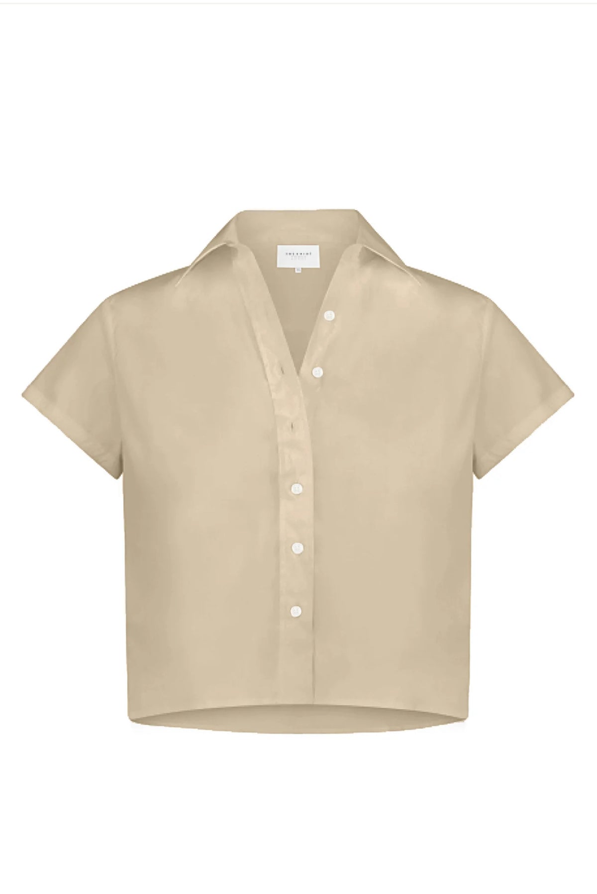 THE BOXY SHORT SLEEVE CROPPED SHIRT