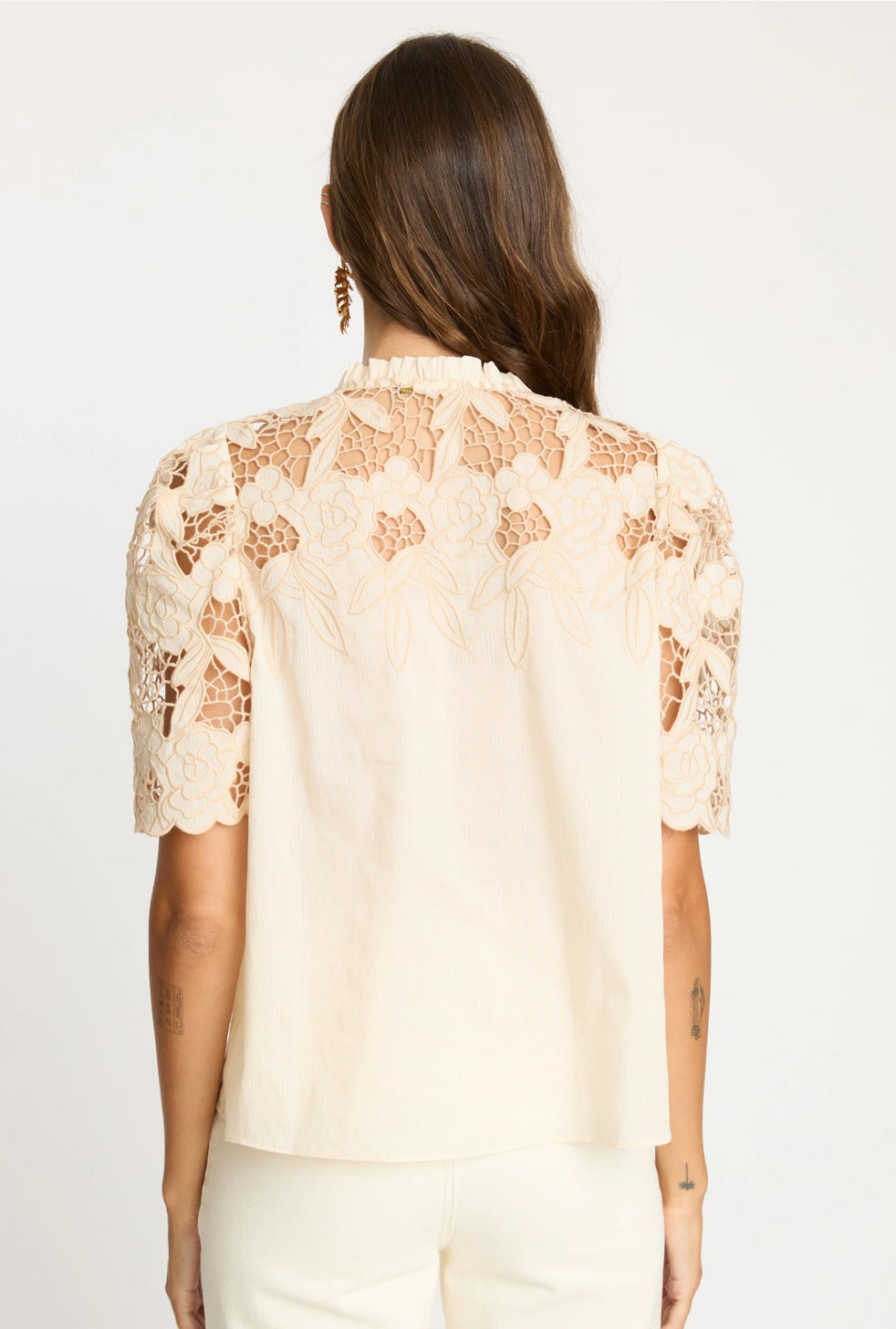ELAINE REVERSIBLE TOP IN CREAM