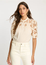 ELAINE REVERSIBLE TOP IN CREAM