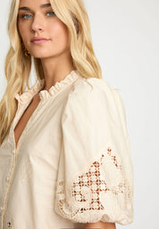 ESTELLE TOP IN PEACH DUST