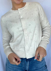 Pointelle Cardigan