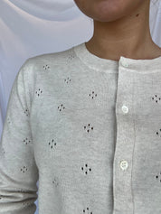 Pointelle Cardigan