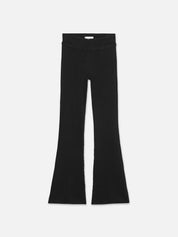 The Jetset Flare Pintuck in Sheen Noir