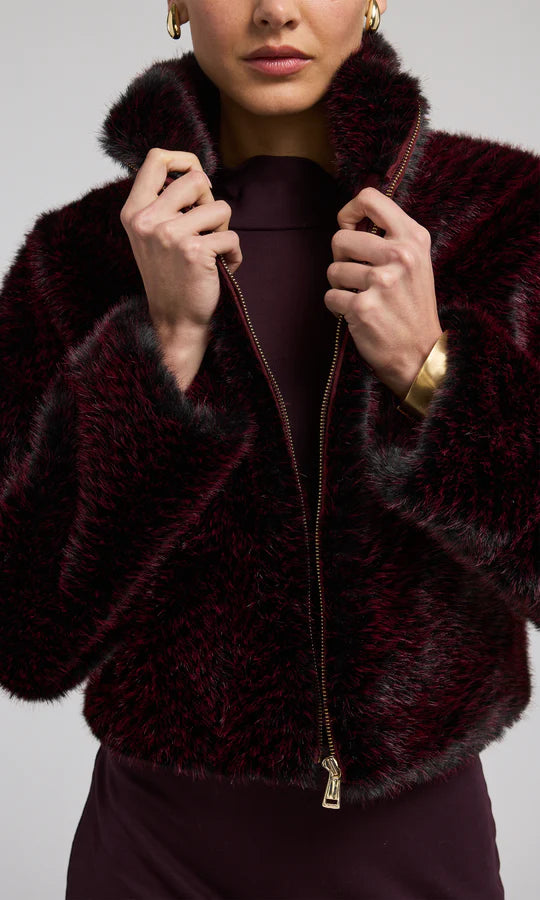 ROXI FAUX FUR BOMBER
