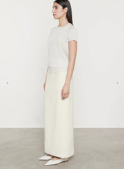 LAMÉ KNITTED S/S SWEATER
