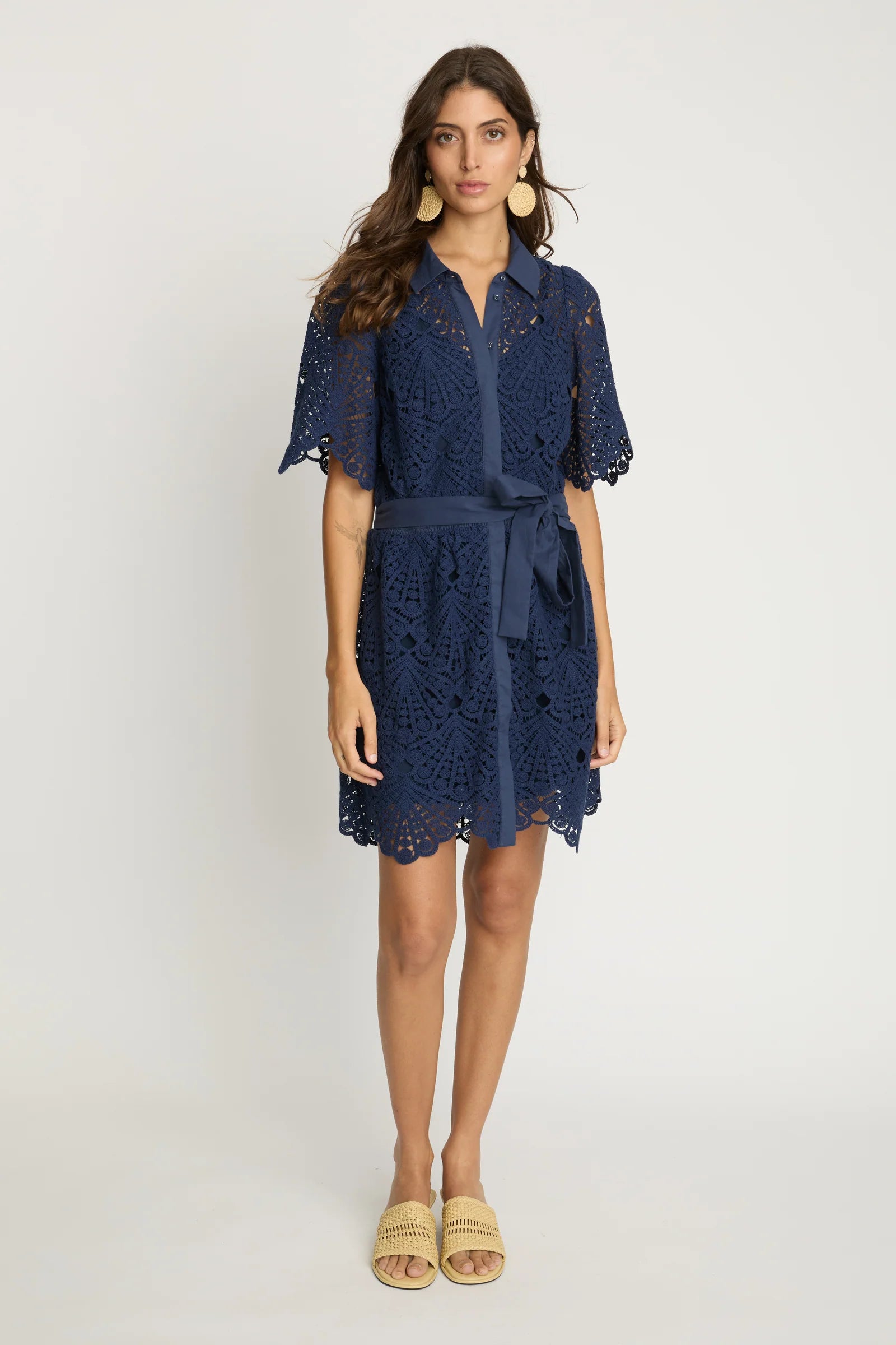 Eloise Dress | Navy Lace