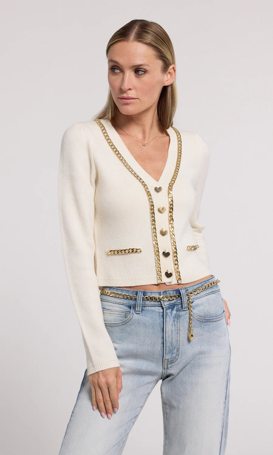 AMOR CHAIN CARDIGAN