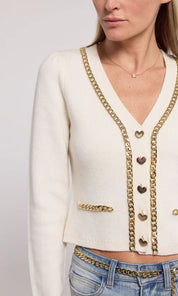 AMOR CHAIN CARDIGAN