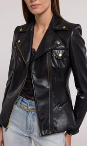 SELAH VEGAN LEATHER MOTO JACKET