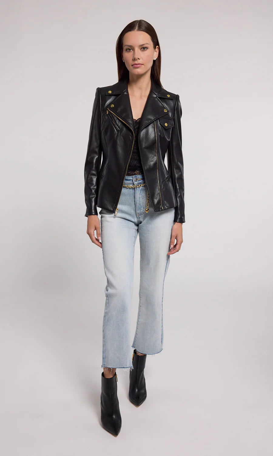 SELAH VEGAN LEATHER MOTO JACKET