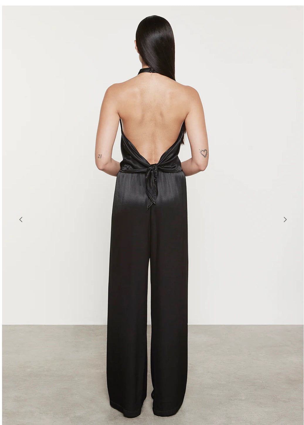 SATIN WIDE LEG PANT
