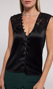 URSULA LACE COMBO BLOUSE