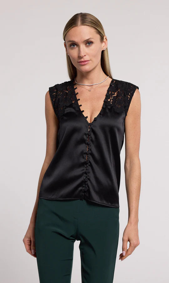 URSULA LACE COMBO BLOUSE