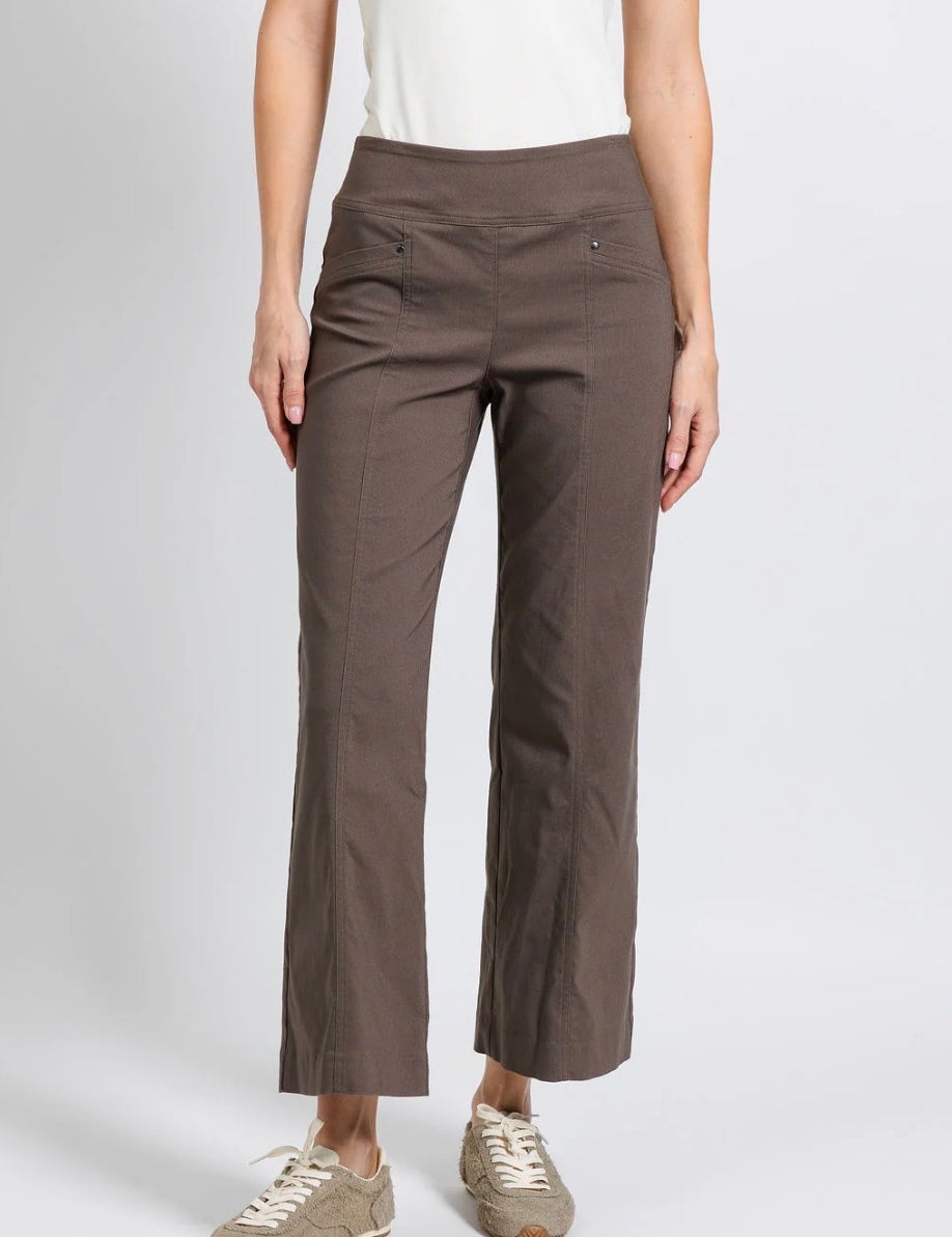 27" Control Stretch Grommet Wide Leg Pants