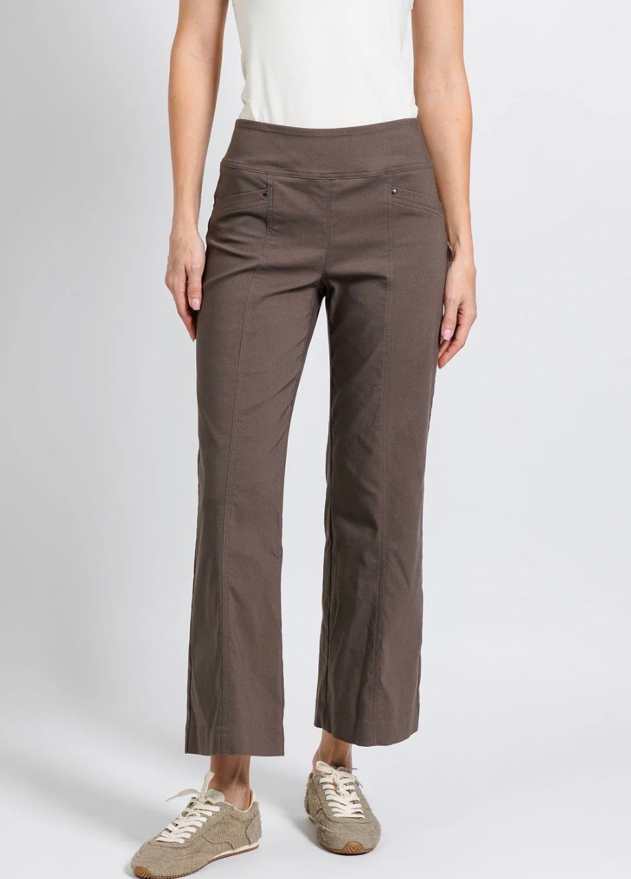 27" Control Stretch Grommet Wide Leg Pants