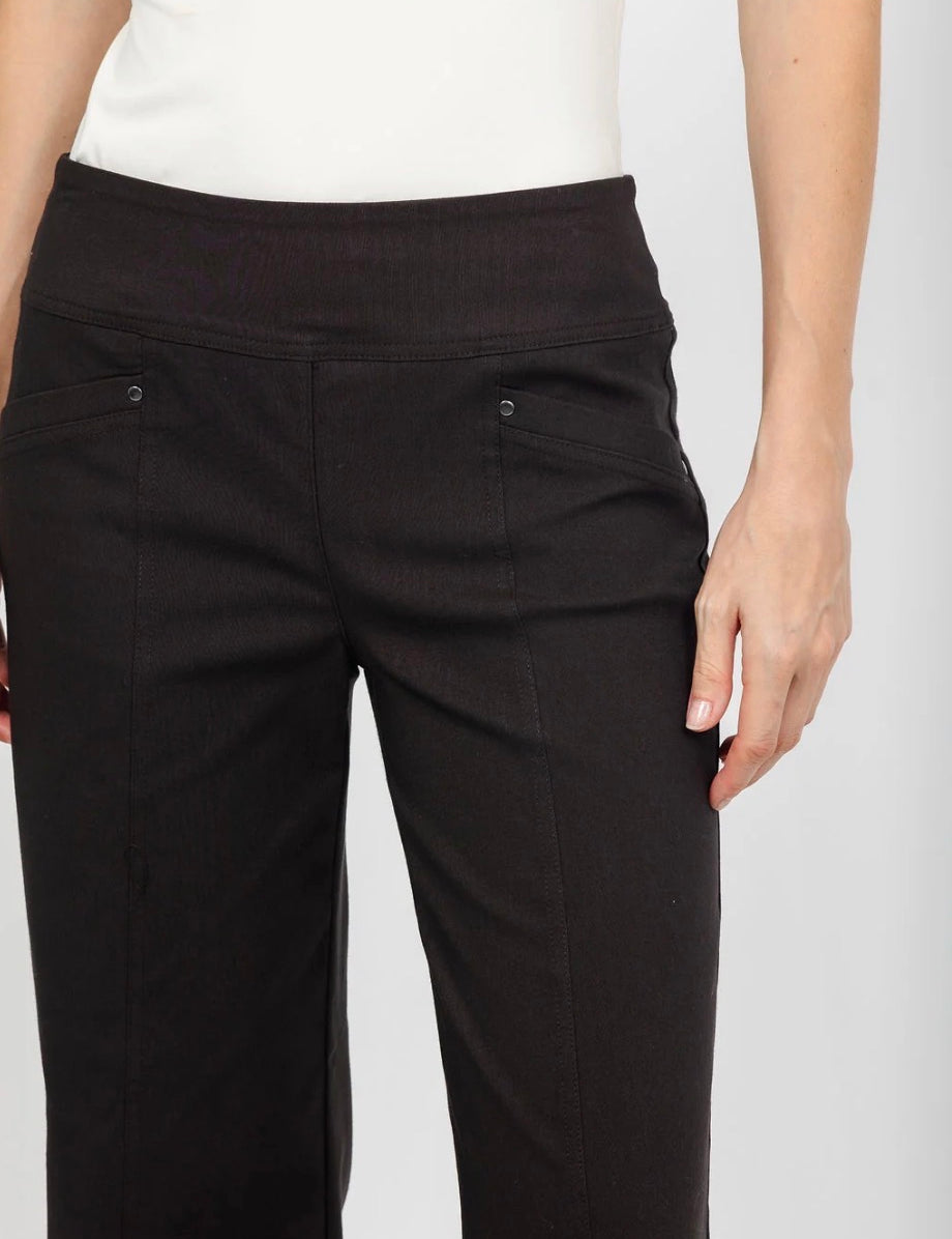 27" Control Stretch Grommet Wide Leg Pants