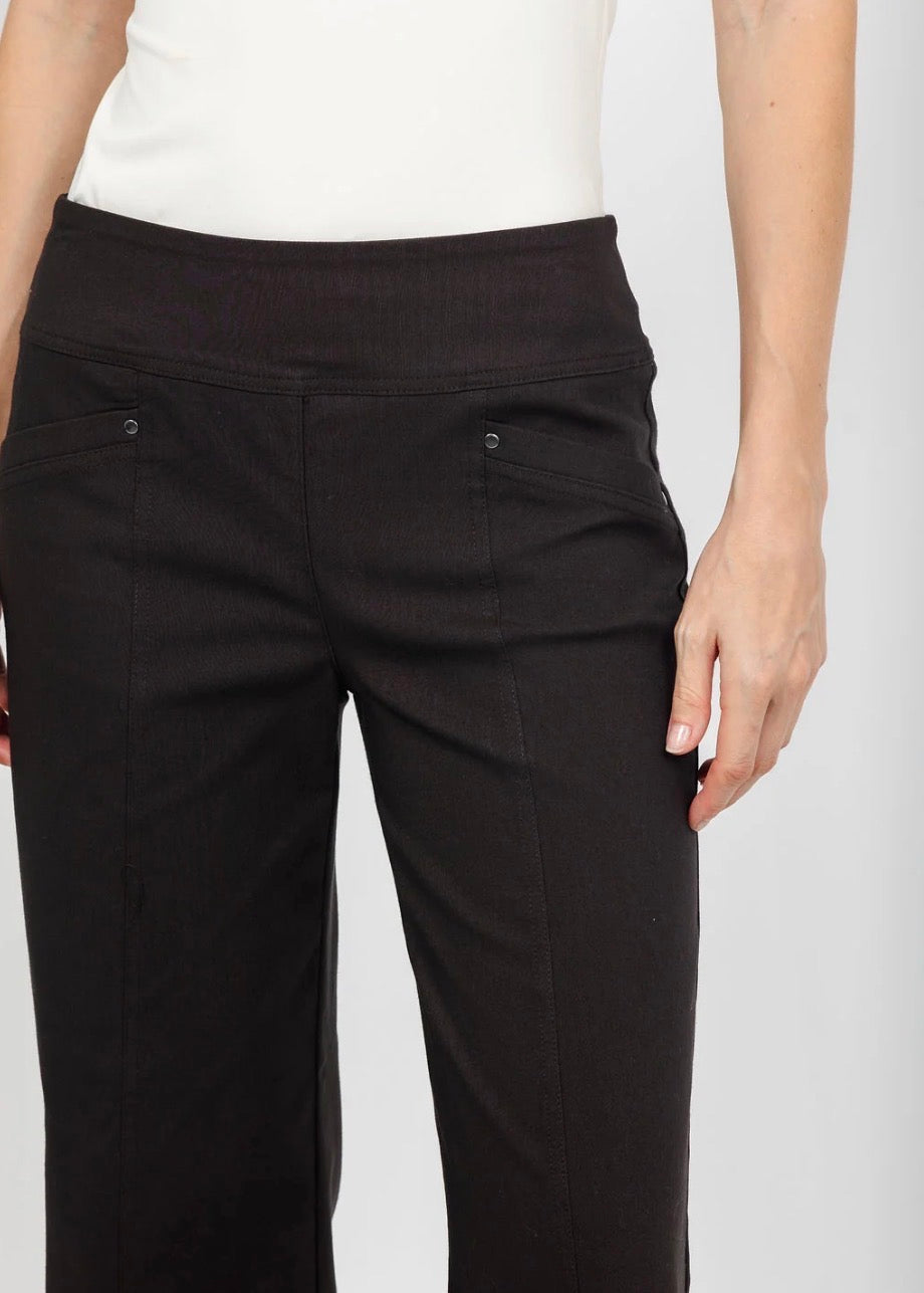 27" Control Stretch Grommet Wide Leg Pants