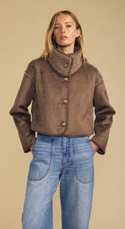 Esme Faux Sherpa Reversible Jacket