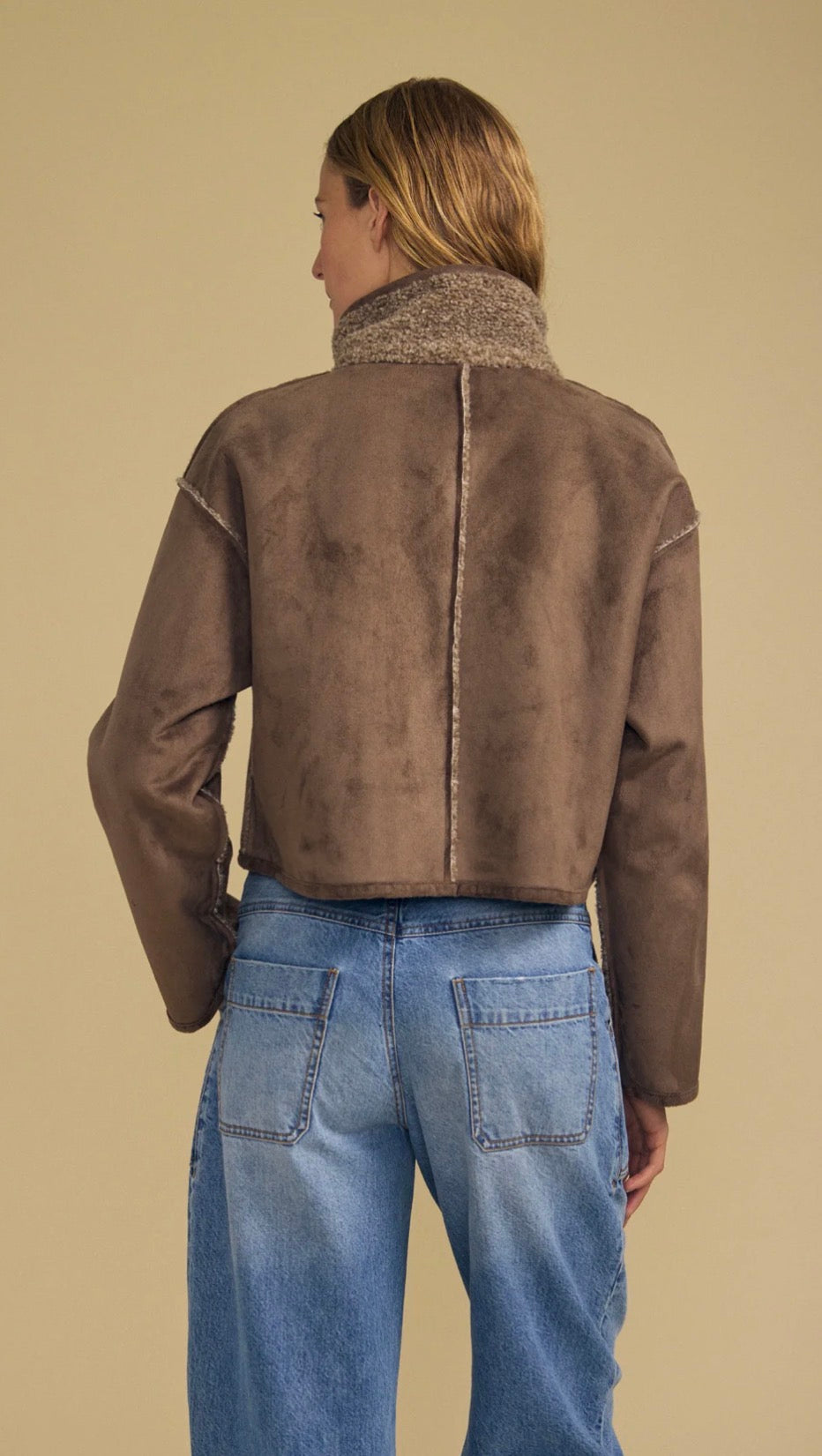Esme Faux Sherpa Reversible Jacket