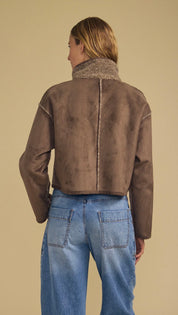 Esme Faux Sherpa Reversible Jacket