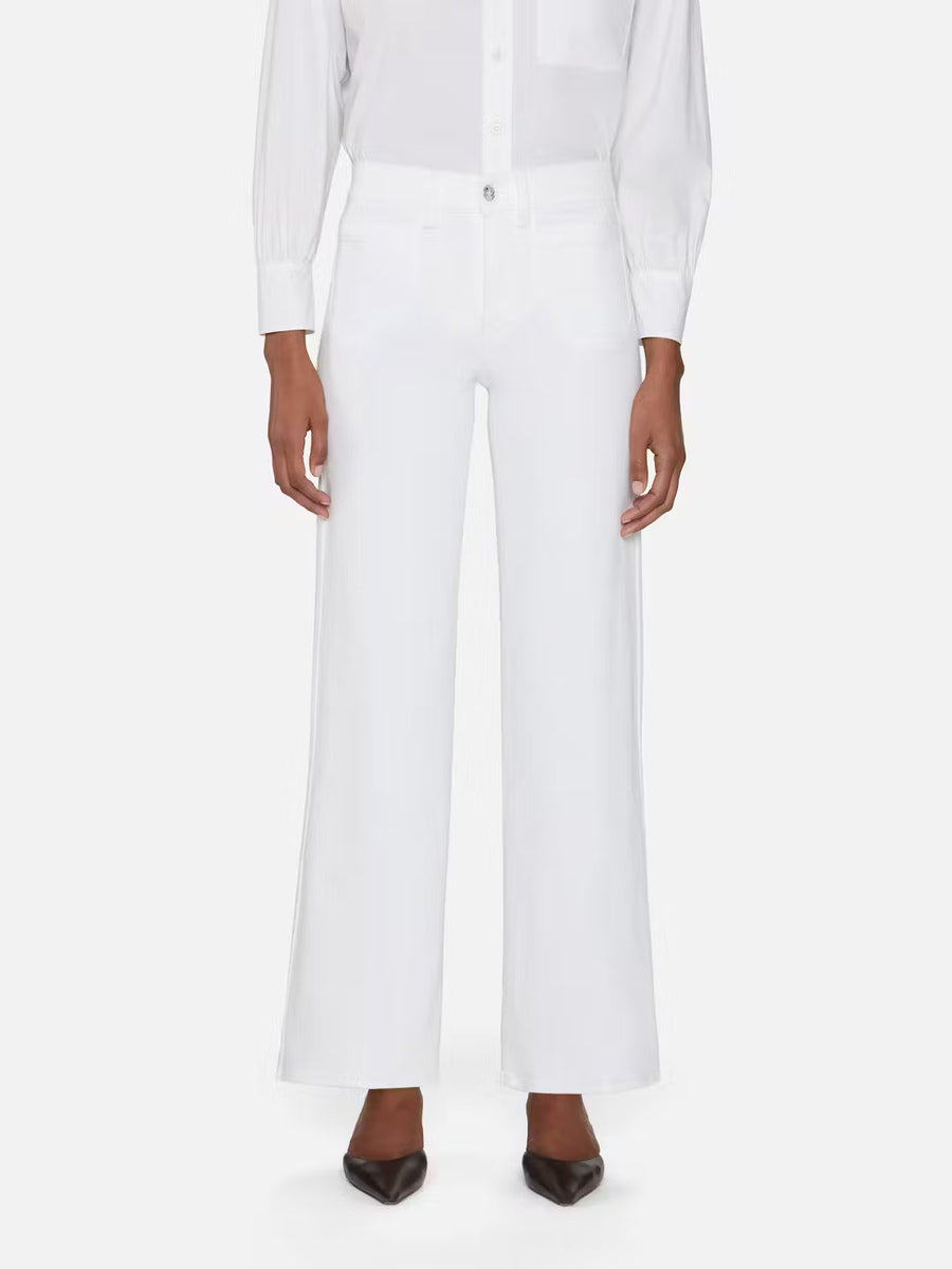 Le Slim Palazzo Modernist Pocket in White