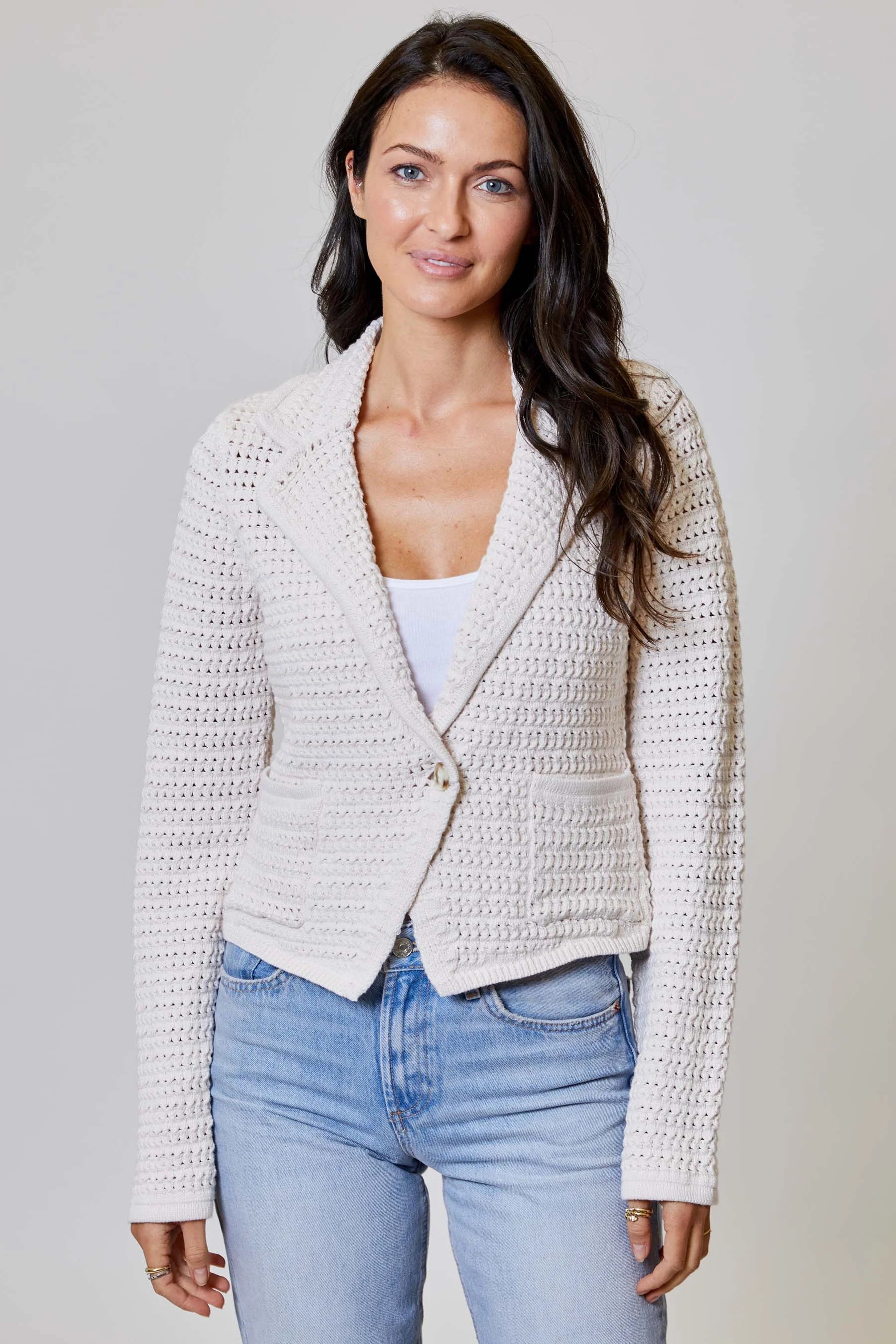 Diane Crochet Blazer