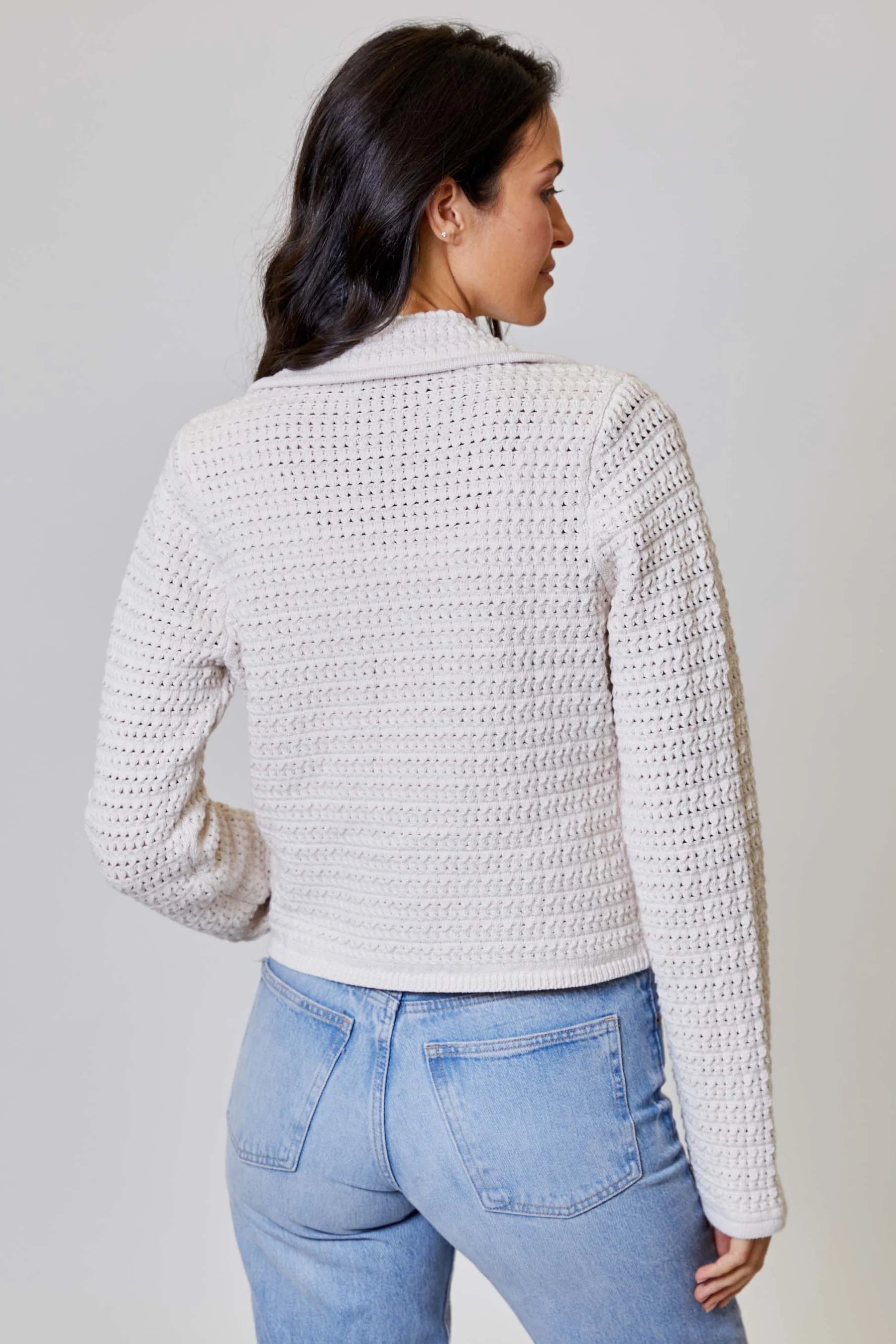 Diane Crochet Blazer