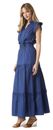 Campos Tiered Cotton Poplin Maxi Skirt